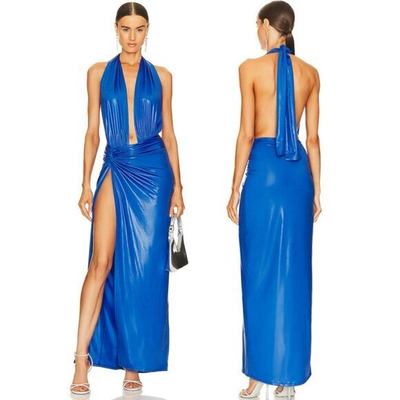 *Camila Coelho Delilah Gown in Blue - Picture 1 of 11